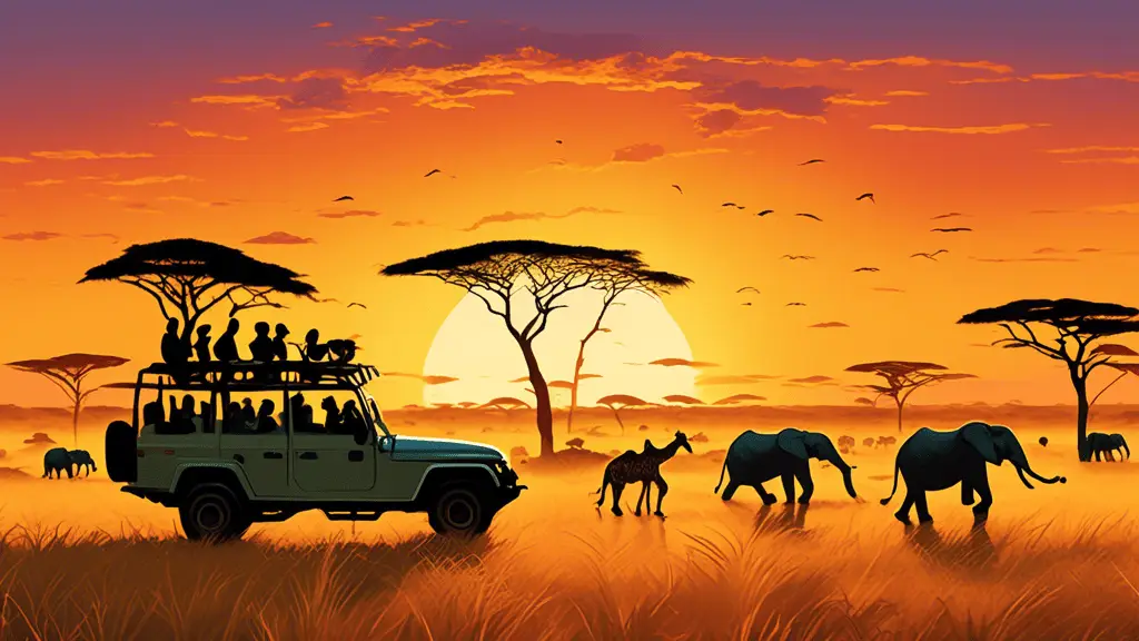 Stunning sunrise over the Serengeti, capturing the essence of East Africa's Northern Circuit safari adventure.